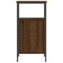 Bedside tables 2 units engineered wood brown oak 41x31x80 cm by vidaXL, Nightstands - Ref: Foro24-825932, Price: 71,27 €, Dis...