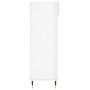 Glossy white plywood shoe cabinet 60x35x105 cm by vidaXL, Closets and storage - Ref: Foro24-829590, Price: 59,75 €, Discount: %