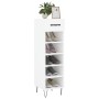 White engineered wood shoe rack 30x35x105 cm by vidaXL, Closets and storage - Ref: Foro24-829668, Price: 65,99 €, Discount: %