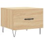 Mesa de centro madera contrachapada roble Sonoma 50x50x40 cm de vidaXL, Mesas de centro - Ref: Foro24-829386, Precio: 36,31 €...