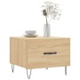 Mesa de centro madera contrachapada roble Sonoma 50x50x40 cm de vidaXL, Mesas de centro - Ref: Foro24-829386, Precio: 36,31 €...