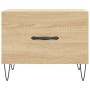 Mesa de centro madera contrachapada roble Sonoma 50x50x40 cm de vidaXL, Mesas de centro - Ref: Foro24-829386, Precio: 36,31 €...