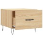 Mesa de centro madera contrachapada roble Sonoma 50x50x40 cm de vidaXL, Mesas de centro - Ref: Foro24-829386, Precio: 36,31 €...