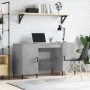 Concrete gray engineered wood desk 140x50x75 cm by vidaXL, Desks - Ref: Foro24-829552, Price: 114,93 €, Discount: %