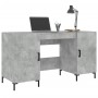 Escritorio madera de ingeniería gris hormigón 140x50x75 cm de vidaXL, Escritorios - Ref: Foro24-829552, Precio: 114,93 €, Des...