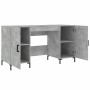 Concrete gray engineered wood desk 140x50x75 cm by vidaXL, Desks - Ref: Foro24-829552, Price: 114,93 €, Discount: %