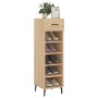 Zapatero Holzwerkstoff Sonoma Eiche 30x35x105 cm von vidaXL, Schränke und Lagerung - Ref: Foro24-829695, Preis: 46,99 €, Raba...