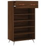 Engineered wood oak brown shoemaker 60x35x105 cm by vidaXL, Closets and storage - Ref: Foro24-829587, Price: 53,12 €, Discoun...