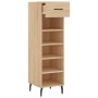 Zapatero madera de ingeniería roble Sonoma 30x35x105 cm de vidaXL, Armarios y almacenamiento - Ref: Foro24-829695, Precio: 56...