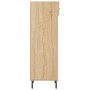 Zapatero madera de ingeniería roble Sonoma 30x35x105 cm de vidaXL, Armarios y almacenamiento - Ref: Foro24-829695, Precio: 56...