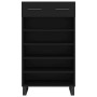 Black engineered wood shoe rack 60x35x105 cm by vidaXL, Closets and storage - Ref: Foro24-829637, Price: 80,05 €, Discount: %