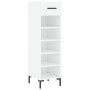 Engineered wood shoe rack, white, 30x35x105 cm by vidaXL, Closets and storage - Ref: Foro24-829676, Price: 43,79 €, Discount: %