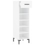 Engineered wood shoe rack, white, 30x35x105 cm by vidaXL, Closets and storage - Ref: Foro24-829676, Price: 43,79 €, Discount: %