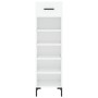 Engineered wood shoe rack, white, 30x35x105 cm by vidaXL, Closets and storage - Ref: Foro24-829676, Price: 43,79 €, Discount: %