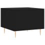 Black plywood coffee table 50x50x40 cm by vidaXL, Coffee table - Ref: Foro24-829366, Price: 49,82 €, Discount: %