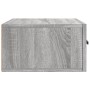 Wall-mounted bedside tables 2 units in Sonoma gray color 35x35x20 cm by vidaXL, Lockers and storage cabinets - Ref: Foro24-82...