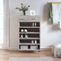 Sonoma gray engineered wood shoe rack 60x35x105 cm by vidaXL, Closets and storage - Ref: Foro24-829594, Price: 53,62 €, Disco...