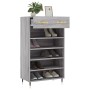 Sonoma gray engineered wood shoe rack 60x35x105 cm by vidaXL, Closets and storage - Ref: Foro24-829594, Price: 53,62 €, Disco...