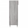 Sonoma gray engineered wood shoe rack 60x35x105 cm by vidaXL, Closets and storage - Ref: Foro24-829594, Price: 53,62 €, Disco...