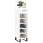 Glossy white plywood shoe cabinet 30x35x105 cm by vidaXL, Closets and storage - Ref: Foro24-829702, Price: 49,95 €, Discount: %