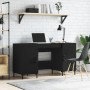 Escritorio madera de ingeniería negro 140x50x75 cm de vidaXL, Escritorios - Ref: Foro24-829549, Precio: 141,53 €, Descuento: %