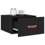 Wall bedside tables 2 pcs black 35x35x20 cm by vidaXL, Lockers and storage cabinets - Ref: Foro24-829775, Price: 42,99 €, Dis...