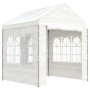 Gazebo with white polyethylene roof 2.28x2.23x2.69 m by vidaXL, Tents and gazebos - Ref: Foro24-362629, Price: 151,27 €, Disc...