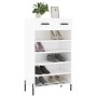 Engineered wood white shoerack 60x35x105 cm by vidaXL, Closets and storage - Ref: Foro24-829620, Price: 58,44 €, Discount: %