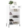 Engineered wood white shoerack 60x35x105 cm by vidaXL, Closets and storage - Ref: Foro24-829620, Price: 58,44 €, Discount: %