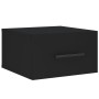 Black wall bedside table 35x35x20 cm by vidaXL, Lockers and storage cabinets - Ref: Foro24-829870, Price: 28,08 €, Discount: %