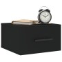 Black wall bedside table 35x35x20 cm by vidaXL, Lockers and storage cabinets - Ref: Foro24-829870, Price: 28,08 €, Discount: %