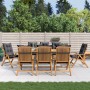 Reclining garden chairs and cushions 8 pcs solid teak wood by vidaXL, Garden chairs - Ref: Foro24-3196538, Price: 1,00 €, Dis...