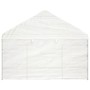 Cenador con techo polietileno blanco 4,08x2,23x3,22 m de vidaXL, Carpas y cenadores - Ref: Foro24-362631, Precio: 244,50 €, D...