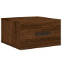 Wall bedside tables 2 pcs brown oak color 35x35x20 cm by vidaXL, Lockers and storage cabinets - Ref: Foro24-829851, Price: 43...