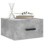 Wall bedside tables 2 pcs concrete gray color 35x35x20 cm by vidaXL, Lockers and storage cabinets - Ref: Foro24-829845, Price...