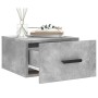 Wall bedside tables 2 pcs concrete gray color 35x35x20 cm by vidaXL, Lockers and storage cabinets - Ref: Foro24-829845, Price...