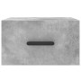 Wall bedside tables 2 pcs concrete gray color 35x35x20 cm by vidaXL, Lockers and storage cabinets - Ref: Foro24-829845, Price...