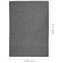 Outdoor flat weave gray rug 140x200 cm by vidaXL, Rugs - Ref: Foro24-340775, Price: 45,29 €, Discount: %