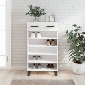 Engineered wood white shoerack 60x35x105 cm by vidaXL, Closets and storage - Ref: Foro24-829636, Price: 61,09 €, Discount: %