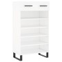 Engineered wood white shoerack 60x35x105 cm by vidaXL, Closets and storage - Ref: Foro24-829636, Price: 62,41 €, Discount: %