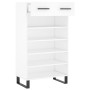 Engineered wood white shoerack 60x35x105 cm by vidaXL, Closets and storage - Ref: Foro24-829636, Price: 62,41 €, Discount: %