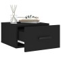 Wall bedside tables 2 pcs black 35x35x20 cm by vidaXL, Lockers and storage cabinets - Ref: Foro24-829839, Price: 54,84 €, Dis...