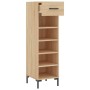 Zapatero madera de ingeniería roble Sonoma 30x35x105 cm de vidaXL, Armarios y almacenamiento - Ref: Foro24-829679, Precio: 68...