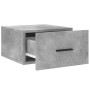 Concrete gray wall bedside table 35x35x20 cm by vidaXL, Lockers and storage cabinets - Ref: Foro24-829860, Price: 27,99 €, Di...