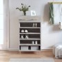 Sonoma gray engineered wood shoe rack 60x35x105 cm by vidaXL, Closets and storage - Ref: Foro24-829602, Price: 56,23 €, Disco...