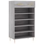 Sonoma gray engineered wood shoe rack 60x35x105 cm by vidaXL, Closets and storage - Ref: Foro24-829602, Price: 56,23 €, Disco...