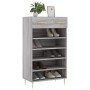 Sonoma gray engineered wood shoe rack 60x35x105 cm by vidaXL, Closets and storage - Ref: Foro24-829602, Price: 56,23 €, Disco...