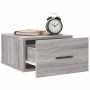 Sonoma gray wall bedside table 35x35x20 cm by vidaXL, Lockers and storage cabinets - Ref: Foro24-829864, Price: 28,06 €, Disc...