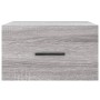 Sonoma gray wall bedside table 35x35x20 cm by vidaXL, Lockers and storage cabinets - Ref: Foro24-829864, Price: 28,06 €, Disc...