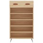 Zapatero madera de ingeniería roble Sonoma 60x35x105 cm de vidaXL, Armarios y almacenamiento - Ref: Foro24-829583, Precio: 71...